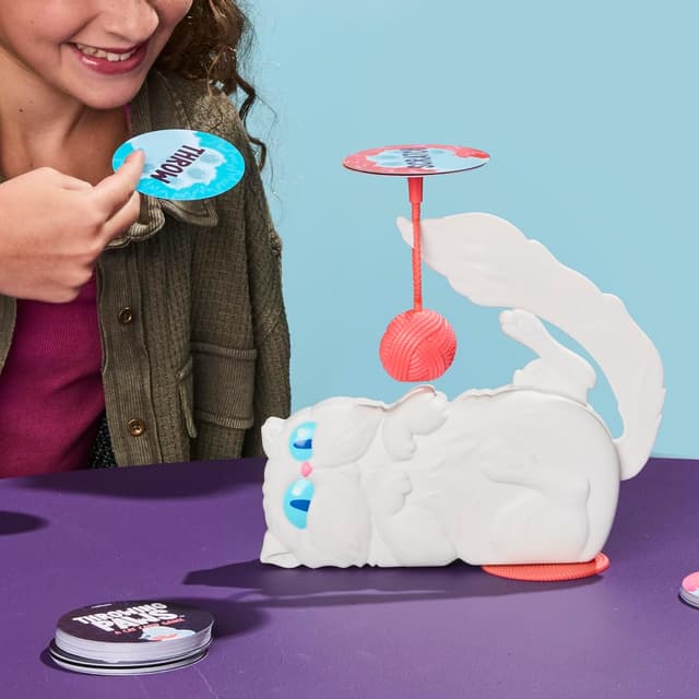 Detalle de Hasbro Gaming Griffe-Matou (édition française) : jeu de cartes du félin malin pour 3 à 6 joueurs dès 8 ans