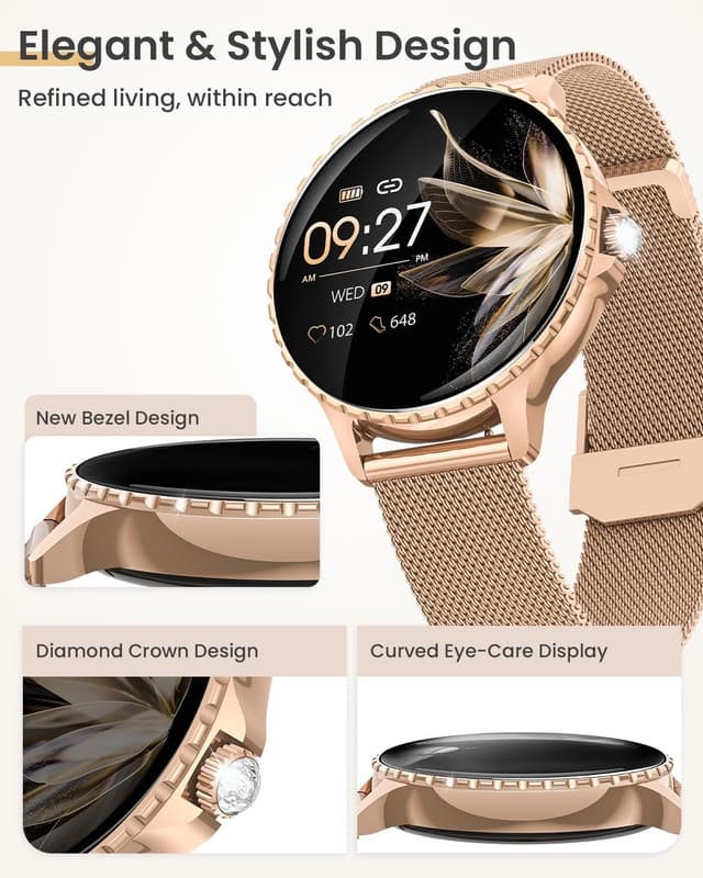 Thumbnail 1 de AIMIUVEI Reloj inteligente mujer 1.27