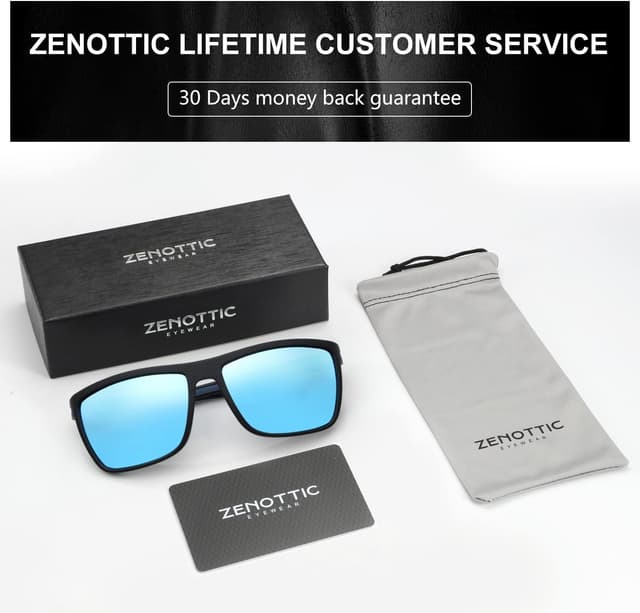 Detalle 2 de ZENOTTIC Sonnenbrille Herren mit UV400 Schutz
