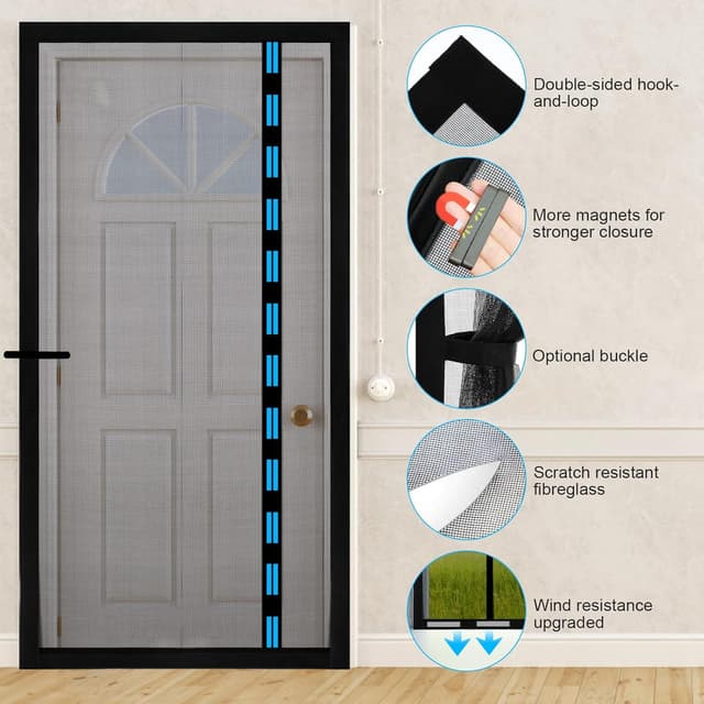 Thumbnail 2 de Fillis zanzariera magnetica 90x210 cm