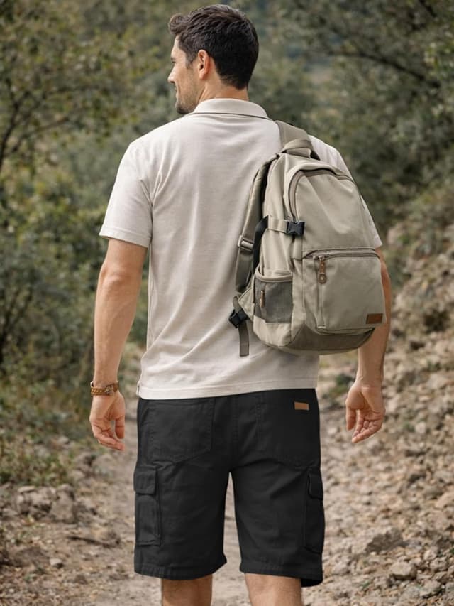 Detalle 2 de JMIERR Mens Cargo Shorts with 6 Pockets