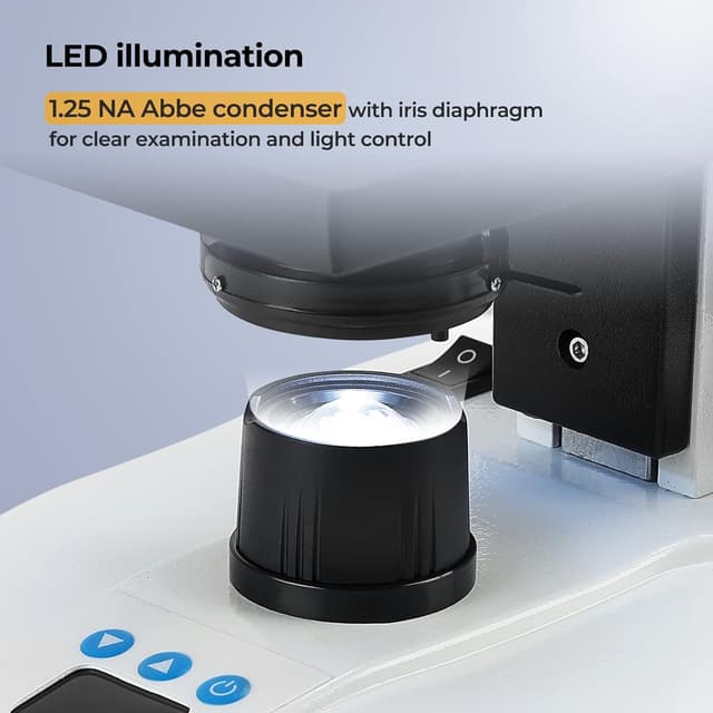 Detalle 1 de Vabiooth trinocular microscope stage 0-50°C