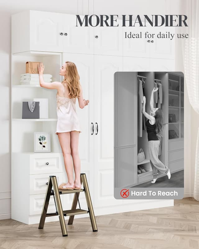 Thumbnail 1 de GameGem 2 Step Ladder 150 KG capacity 🪜