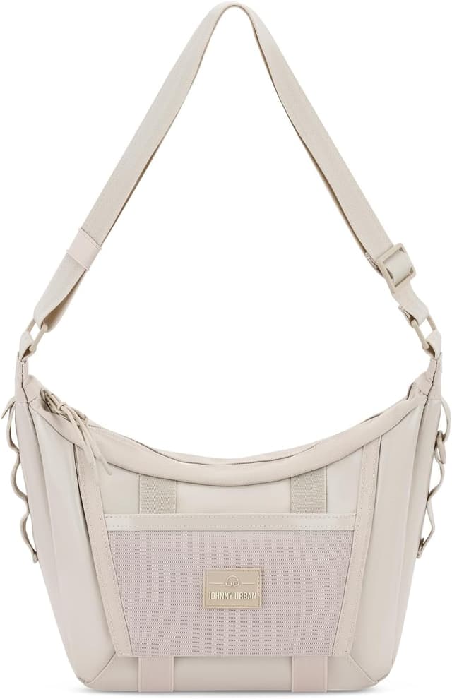 Detalle de Johnny Urban Liv Borsa a Tracolla Mezzaluna Idrorepellente con Tracolla Regolabile