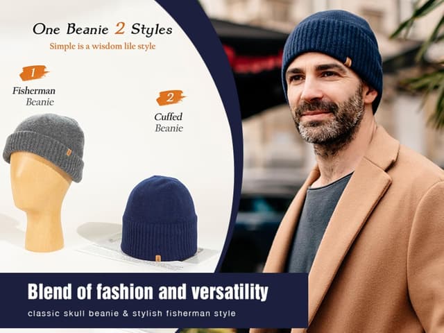Thumbnail 4 de TOP-EX PolarWool Oversized Merino Wool Beanie 3 Sizes