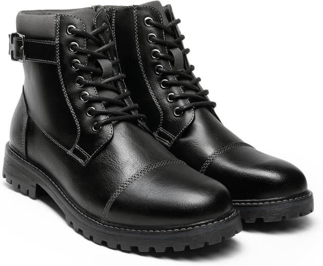 Thumbnail 6 de Bruno Marc Bottines de moto pour hommes élégantes à fermeture latérale