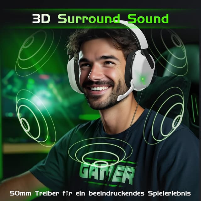 Thumbnail 5 de Gvyugke Xbox Headset Wireless 50mm