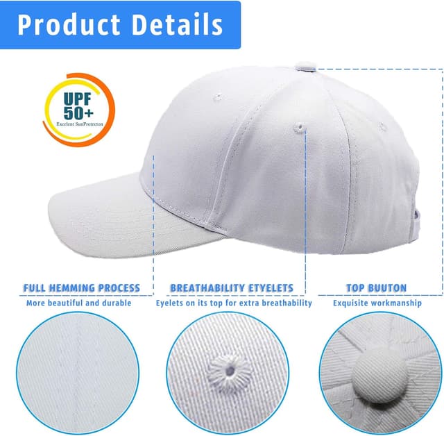 Detalle de Interstellar Fire Baseballkappe aus 100% Baumwolle – verstellbar (56–60 cm), Unisex