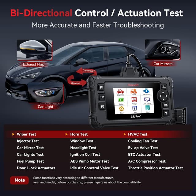 Thumbnail 3 de iCarsoft CR Pro+ OBD2 scanner with 49 services