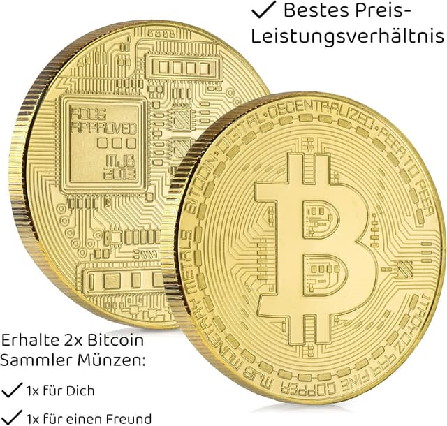 Thumbnail 3 de Satoshi Nakamoto Bitcoin Münze 2x