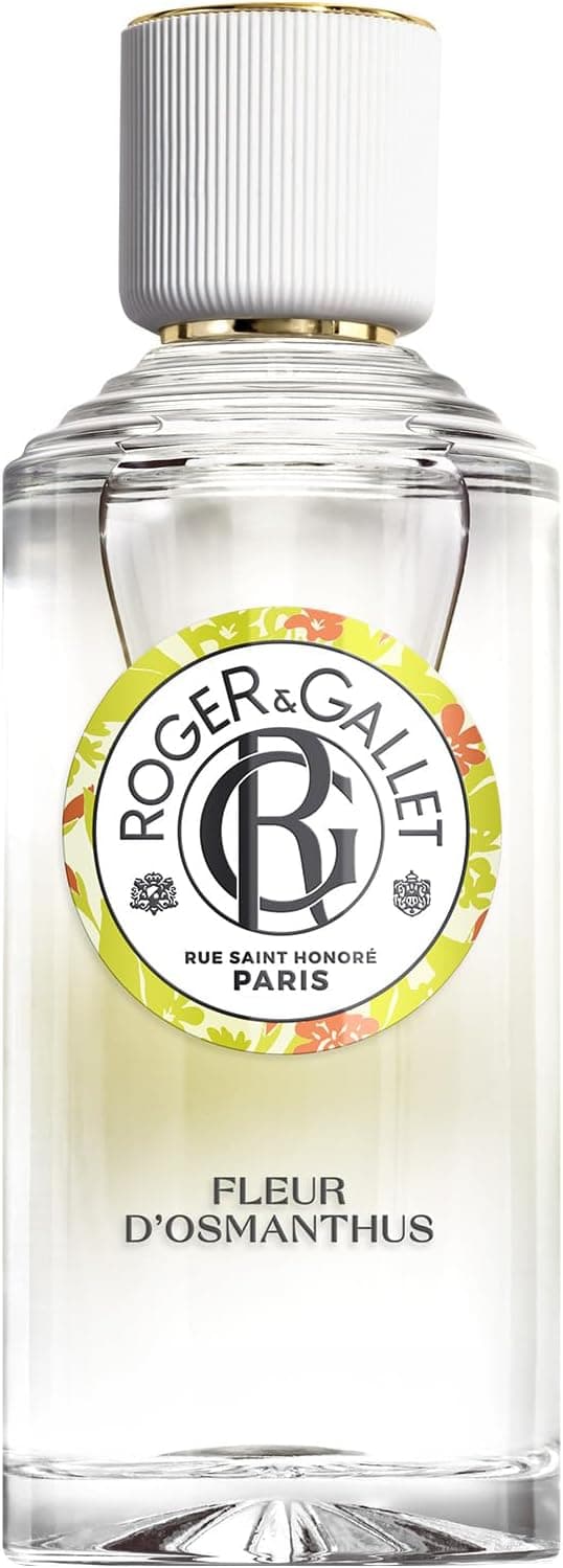 Detalle de Roger&Gallet Fleur d'Osmanthus Wellbeing Fragrance (100ml) – fruity floral amber scent