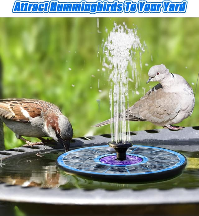 Thumbnail 6 de SZMP Solar Fountain 3.5W Bird Bath Fountain