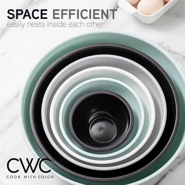 Thumbnail 5 de COOK WITH COLOR 12-Piece Nesting Mixing Bowls set 🥣