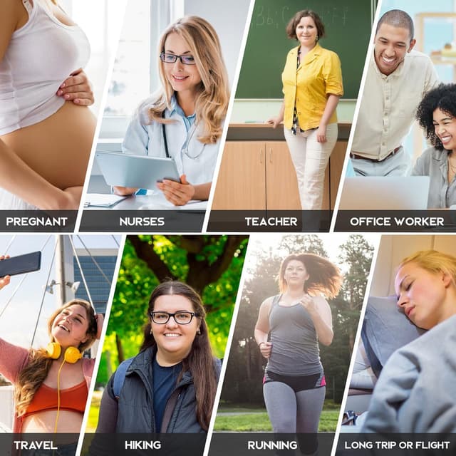 Thumbnail 4 de LEVSOX Plus Size Compression Socks 15-20 mmHg