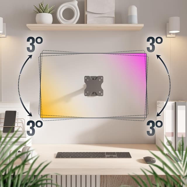 Thumbnail 3 de RICOO S3811 Supporto muro per monitor 13-27