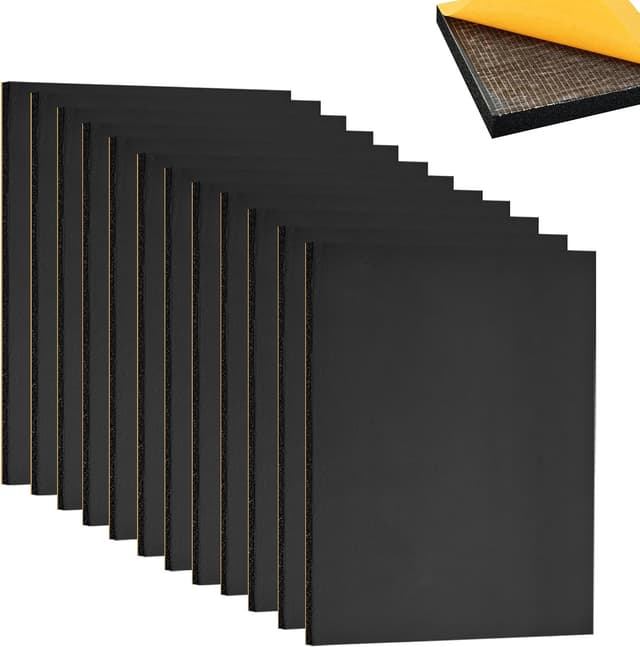 Detalle 2 de 4 feuilles de mousse néoprène adhésives 5 mm (30 x 20 cm) – anti-vibration, insonorisant et antidérapant