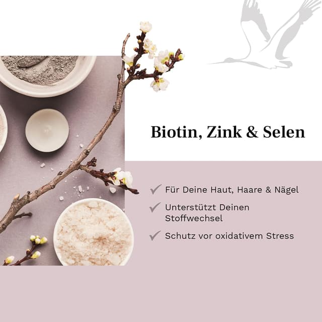 Detalle de Biotin Zink Selen Tabletten mit 10 mg Zink