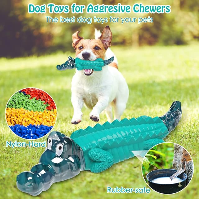 Detalle de Aleath Large Dog Chew Toy for Aggressive Chewers
