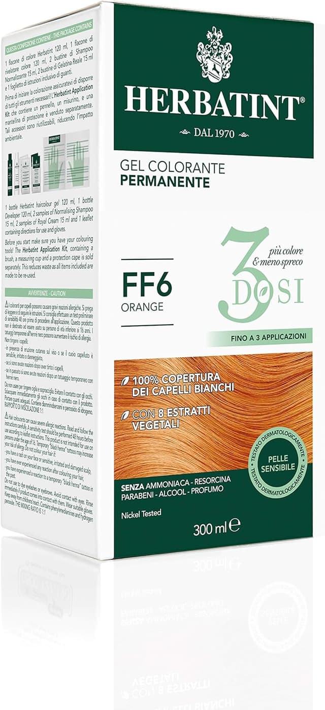 Imagen de Herbatint Gel 300 ml FF6 orange en OfertitasTOP