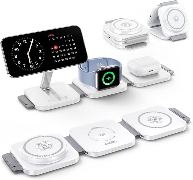 Detalle de JARGO 3-in-1 Wireless Charging Station