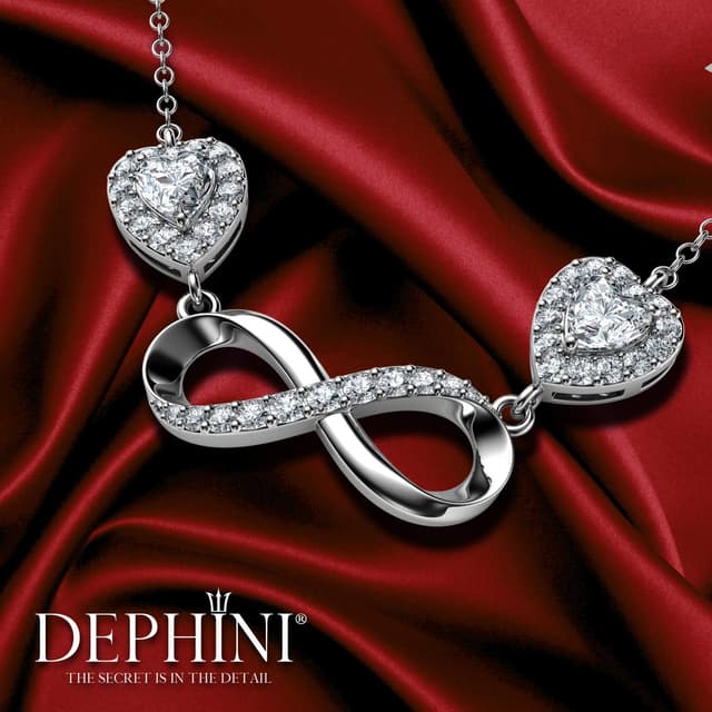 Thumbnail 4 de DEPHINI Collana Cuore Argento 925