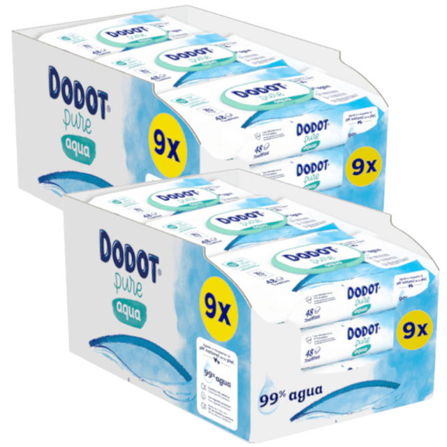 Imagen de Dodot Toallitas Pure Aqua Plastic Free 18 x 48 uds 🧻 en OfertitasTOP