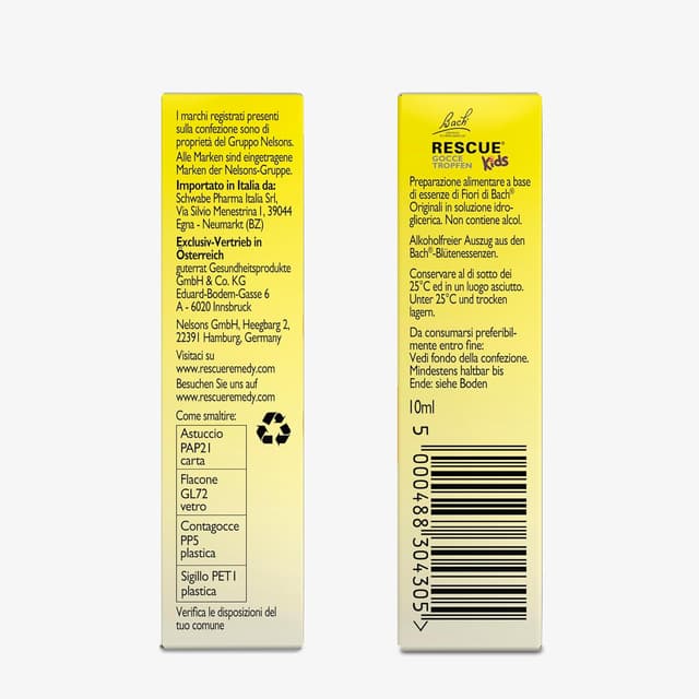 Detalle 2 de RESCUE Rescue Remedy Kids 10 ml, gocce per bambini con fiori di Bach