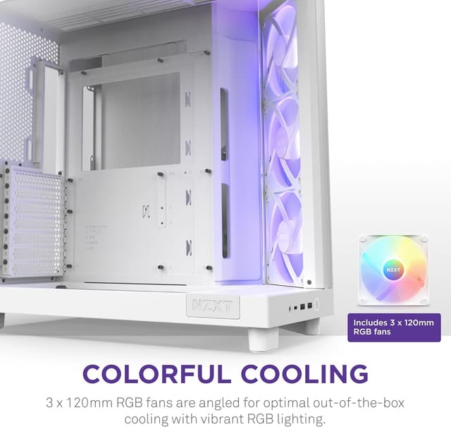 Thumbnail 3 de NZXT H6 Flow RGB Gehäuse Mid-Tower