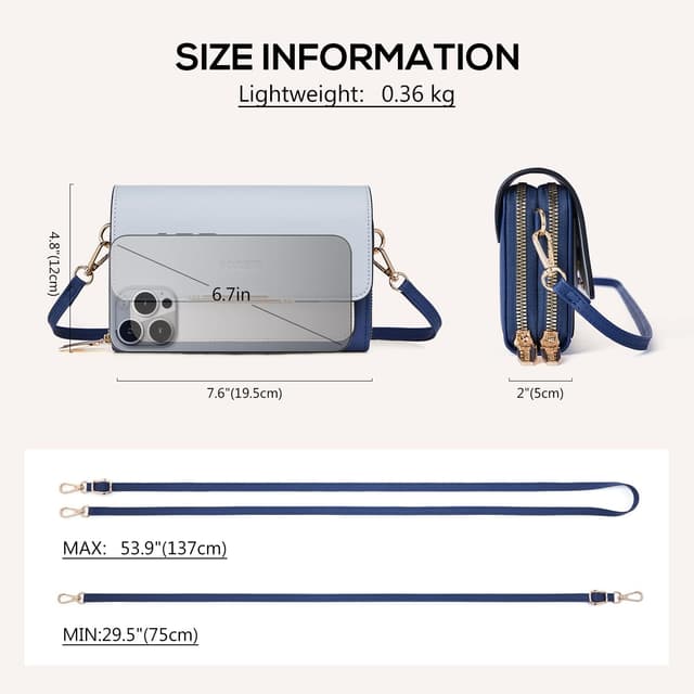 Detalle de Roulens Klein Handy Umhängetasche 19,5 cm