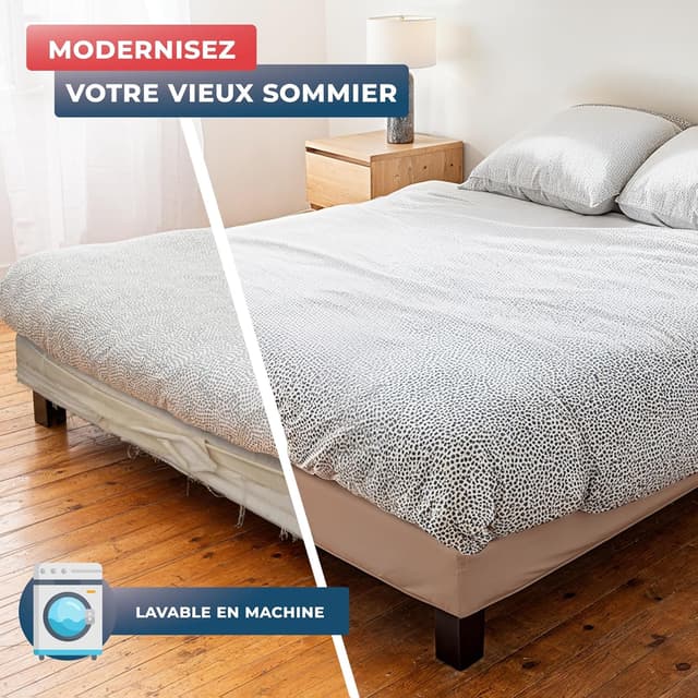 Thumbnail 1 de Wrappybag Cache-Sommier 180 x 200