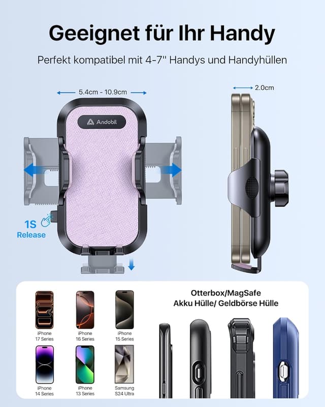 Thumbnail 5 de andobil Handyhalterung 360°