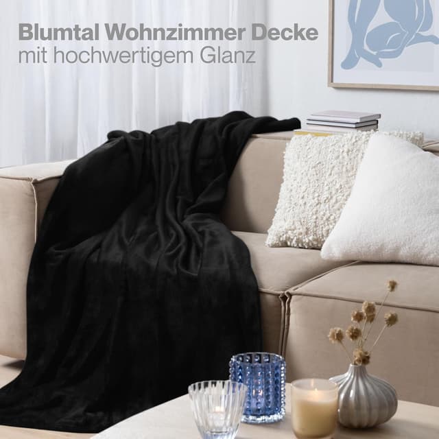 Thumbnail 5 de Blumtal Kuscheldecke flauschig 220x240 cm