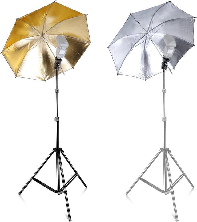 Detalle de Neewer flash three umbrellas kit 84 cm
