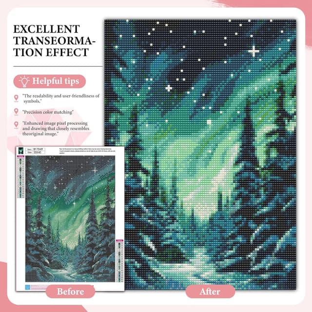 Thumbnail 3 de Fountor Aurora Diamond Painting 30x40cm