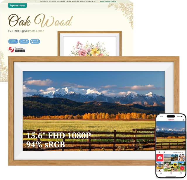 Imagen de Frameo 15.6 Zoll Digitaler Bilderrahmen en OfertitasTOP