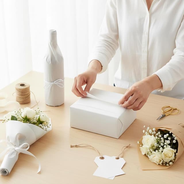 Thumbnail 6 de 60 Sheets White tissue paper 35x50cm