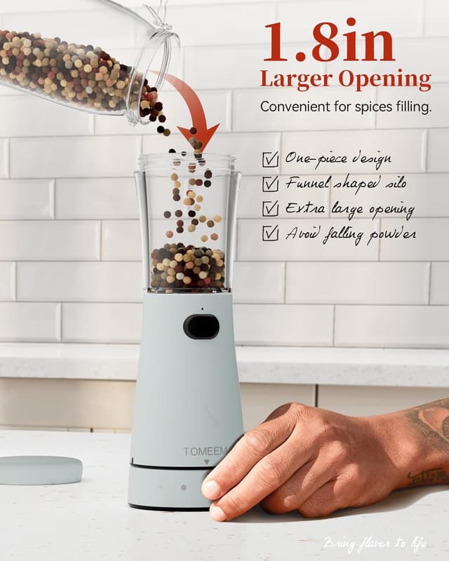 Thumbnail 4 de Stainless Steel Salt & Pepper Grinder Set