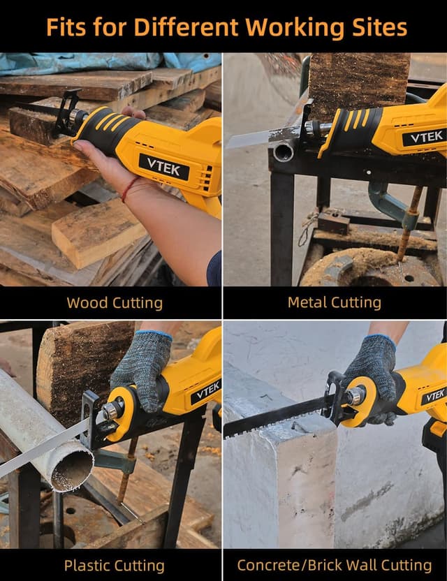 Thumbnail 4 de VTEK Akku Säbelsäge 20V Bürstenlos