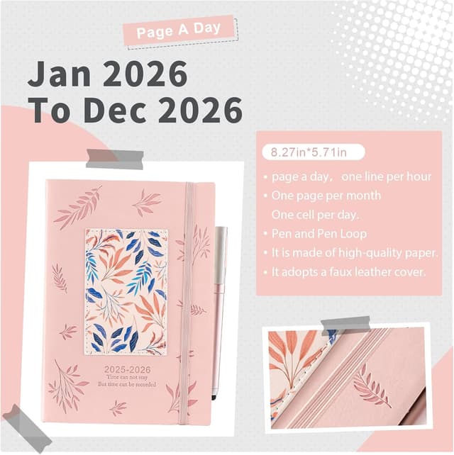 Detalle 1 de Agenda 2026 A5 rose, 14,8 x 21 cm