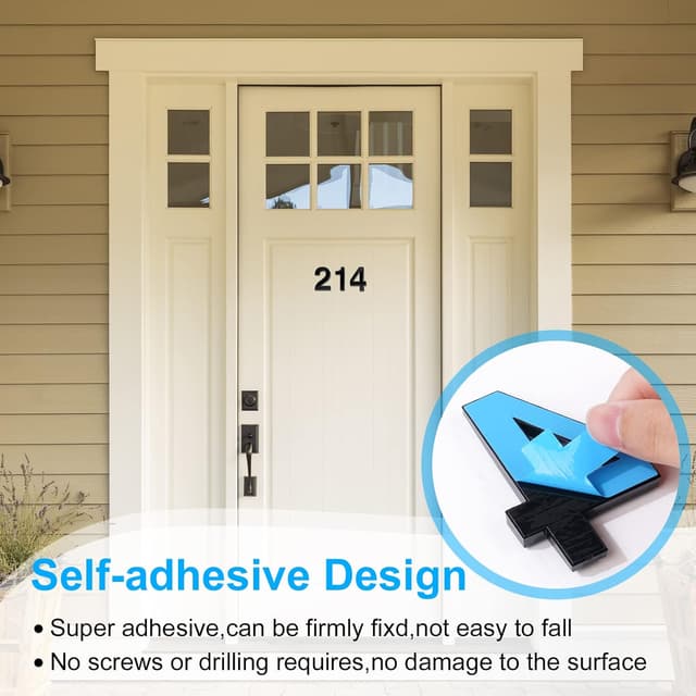 Detalle de Vicloon Numero civico 3 Pollici (7.5cm) 🪧