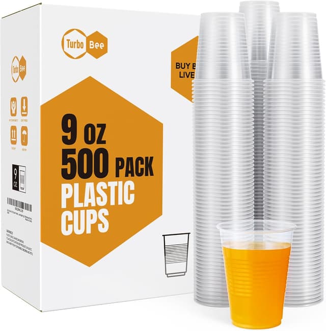 Detalle de Turbo Bee 9oz Disposable Cups 500 Pack