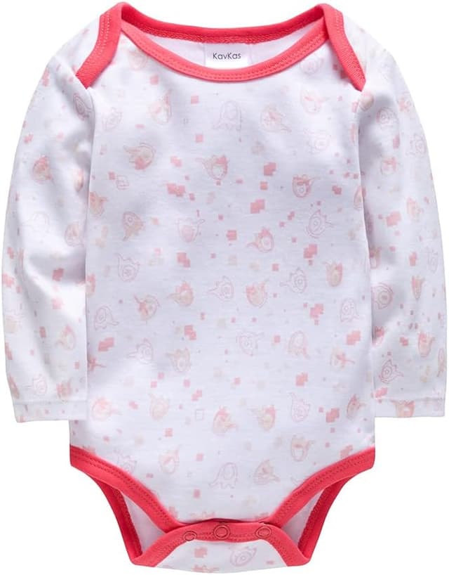 Thumbnail 3 de wocharm Long Sleeve Baby Bodysuit 3 Pack