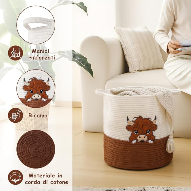 Detalle 2 de Aufbewahrungskorb Wickeltisch 36 x 36 cm