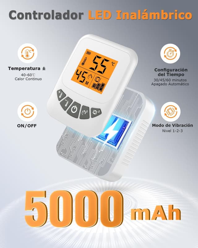 Thumbnail 4 de JOBYNA Almohadilla Térmica Cervical 5000 mAh