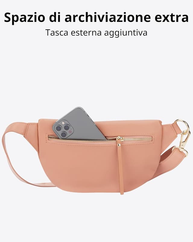 Detalle de Expatrié Alice Small marsupio donna rosa