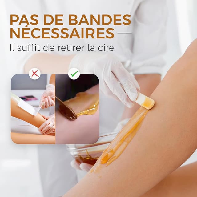 Detalle 2 de Depilissa Perles de cire dépilatoire pour le visage, sourcils et zones intimes (sans bandes) – Tropical Mango