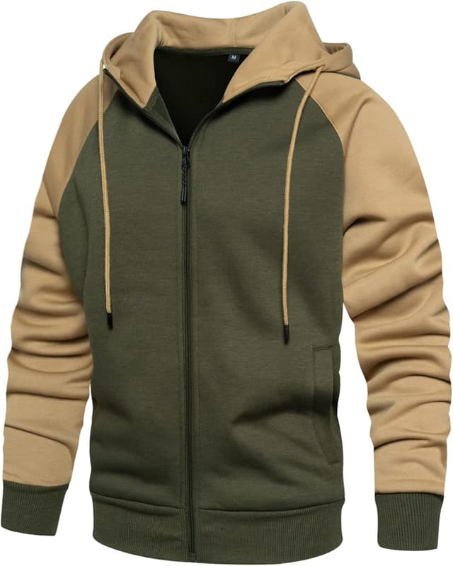 Detalle de Wirltte Zip Up Patchwork Fleece Hoodie