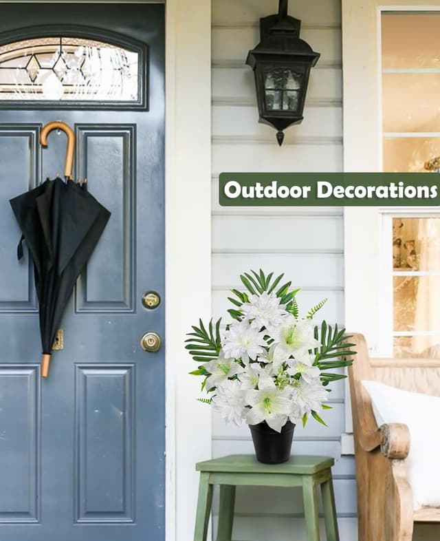 Thumbnail 4 de Oairse Artificial Cemetery Flowers 48cm