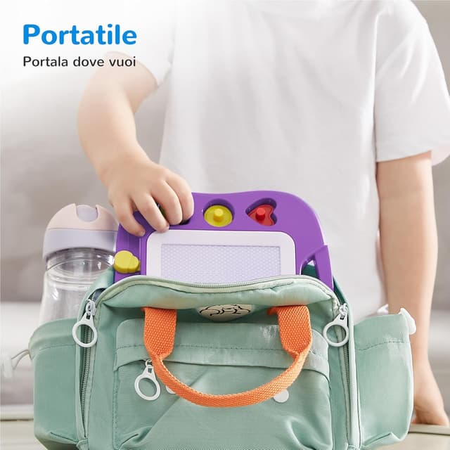 Thumbnail 6 de SGILE lavagna magnetica per bambini 25 x 18 cm