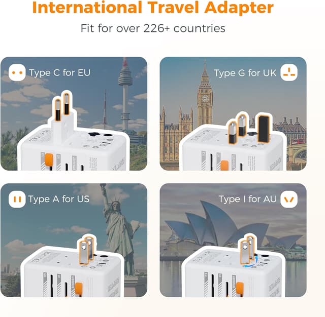 Thumbnail 1 de TESSAN Universal Travel Adapter